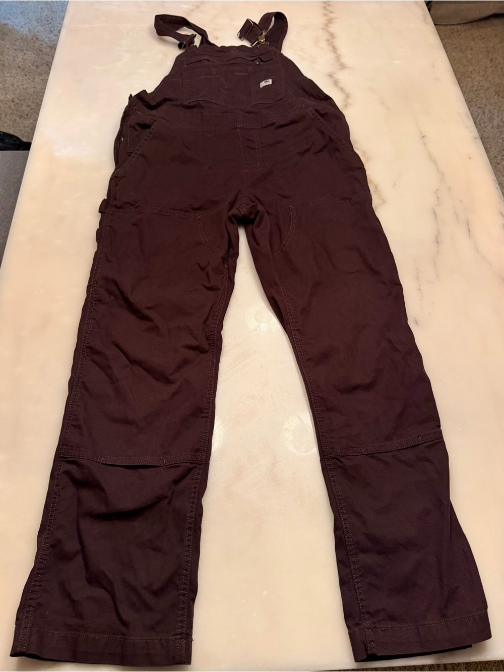 Classic Brown Women's Carpenter Overalls